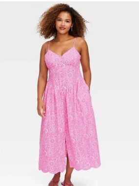 Roller Rabbit x Target Pink Paisley Maxi Dress NEW SUMMER TIME